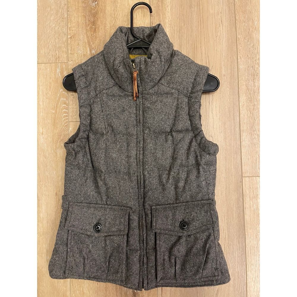 Eddie Bauer Yukon Model Premium‎ Goose Down Women's Gray Vest